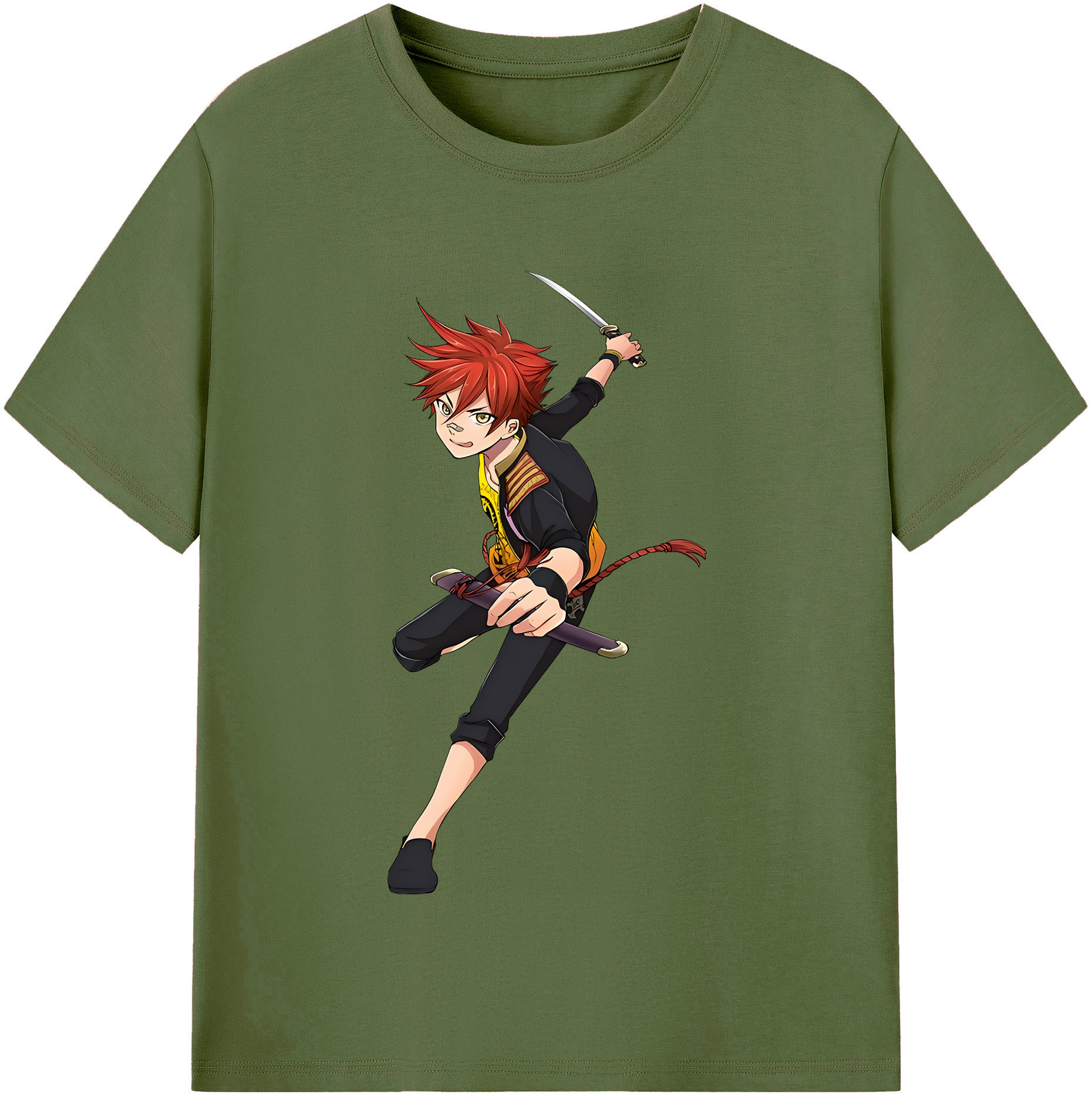 （画像用） 刀剣乱舞 Touken Ranbu 綿100％半袖Tシャツ（フロントプリント）